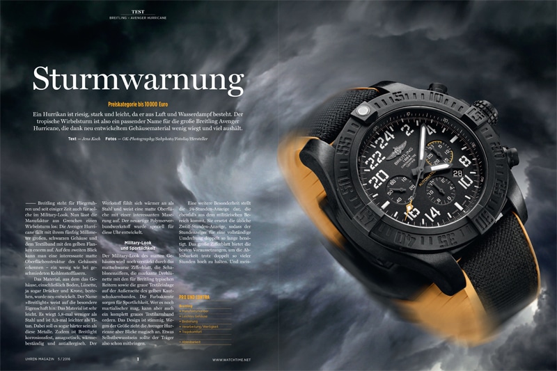 Produkt: Download Einzeltest: Breitling Avenger Hurricane