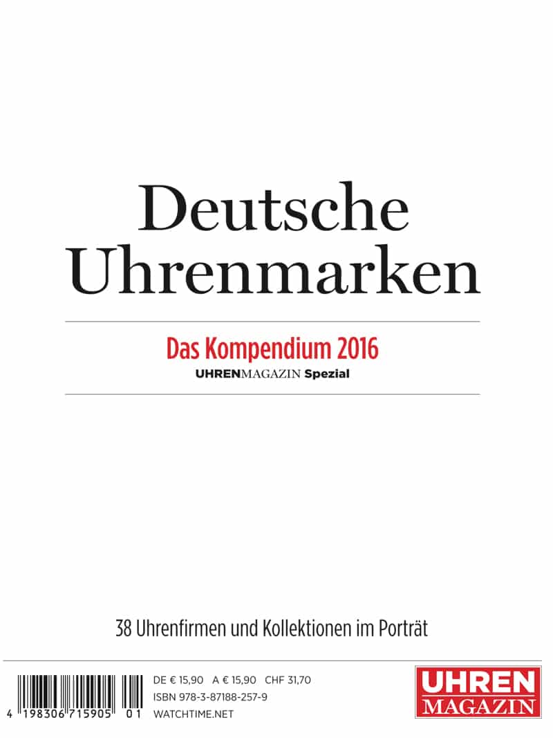 Produkt: UHREN-MAGAZIN Kompendium 2016 Digital