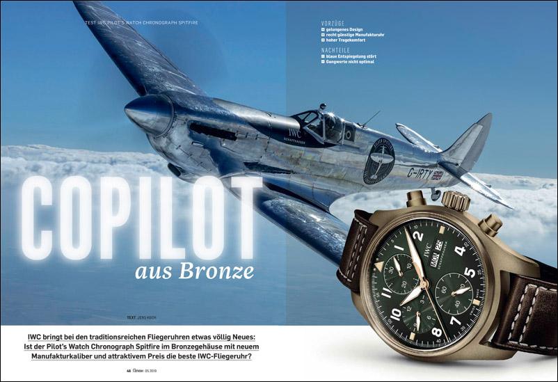 Produkt: Download: IWC Pilot’s Watch Chronograph Spitfire im Test