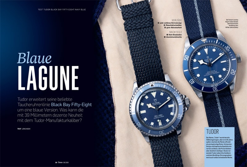 Produkt: Tudor Black Bay Fifty-Eight Navy Blue im Test